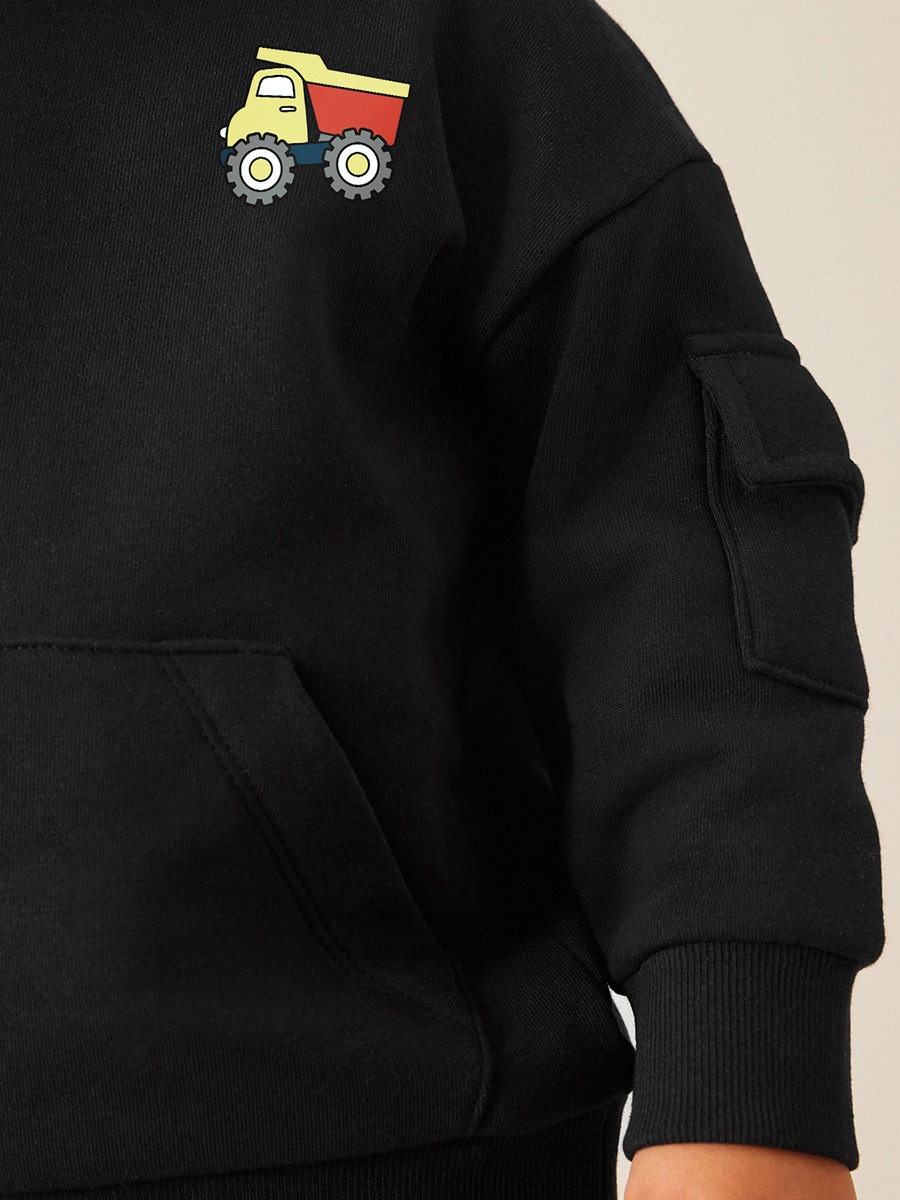 Ensemble sweat à capuche garçon à capuche, nouvel ensemble sweat à capuche garçon manche longue automne