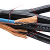 3-core national standard pure copper 3*0.75 square three plug Wire 1/1.5/2/3 m three-hole connecting line bare tail