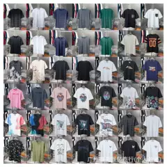Cross-Border High-Quality Version. Lv Short-Sleeve. 26Ss Spring/Summer New Classic Monogram Letter Unisex T-Shirt