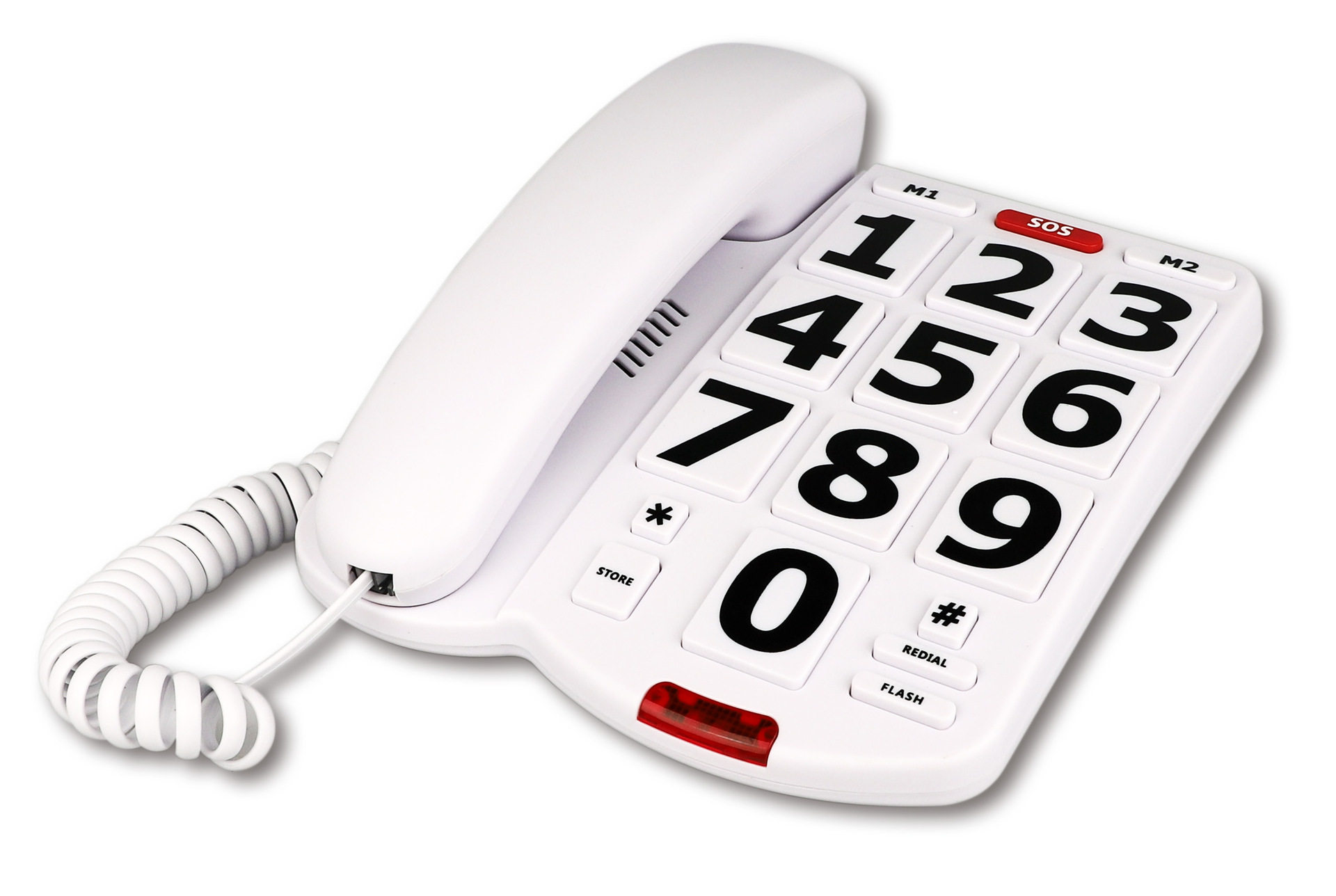 老人大按键电话机办公家用固定电话办公室拨号免电池座机批发专用