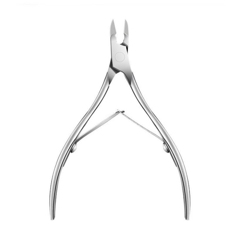 Cross-border supply manicure stainless steel double Fork White card dead skin scissors nail clippers manicure care peeling tool suit