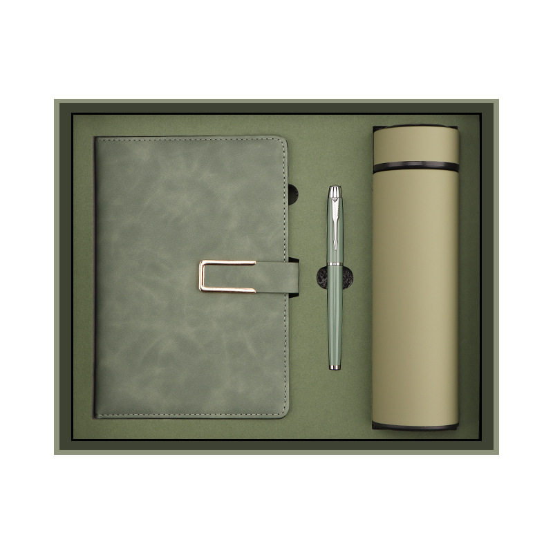 Spot A5 Notebook Gift Box Set Customized Simple Business Office Meeting Notepad Printable Logo Souvenir