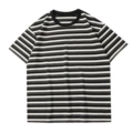 Black, white and iron gray stripes
