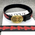 [red gold] snap cross crow belt