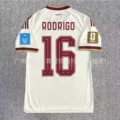 2627 spain away game + printed number 16 star + world cup badge