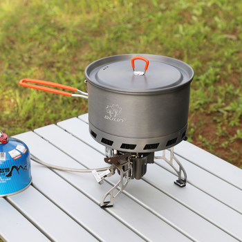 Bulin Outdoor Single Pot Portable Hot Gathering Pot S2500 Camping Pot Field Cooking Cooking Noodles Pot Camping Hot Pot