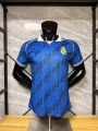 26-27 real madrid retro version three-leaf blue