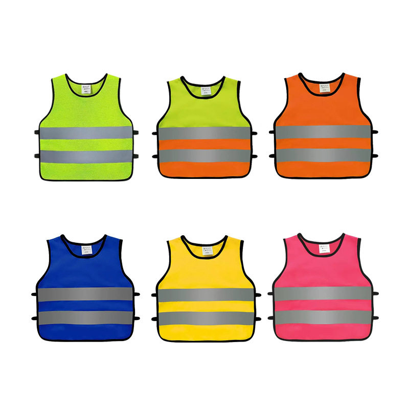 璟胜儿童反光背心户外印刷运动会反光衣夜间出行活动学生反光马甲