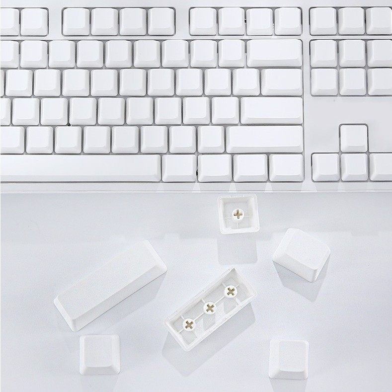 Factory direct supply no character key cap sublimation easy to color original height PBT mechanical keyboard key cap material