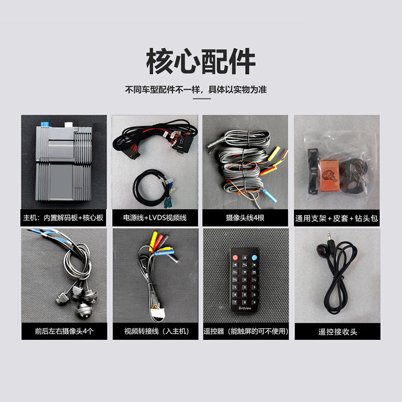 360-degree panoramic image is suitable for Volkswagen ID3ID4ID6 3D decoding all-in-one 1080P driving recorder