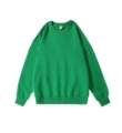 380g round neck-seaweed green