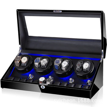 Fully Automatic Mechanical Watch Winder for Home Use, Jewelry Box, Watch Box, Winding and Shaking Watch, Customizable with Logo Printing