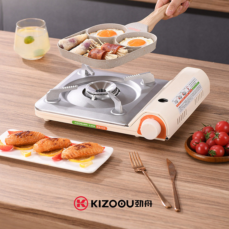 Cassette Stove Outdoor Cooking Equipment Camping Cookware Gas Stove Portable Barbecue Grill