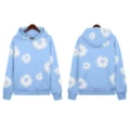 Mist blue top (white garland)