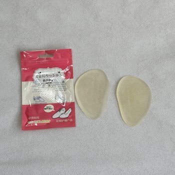 Silicone Transparent PU Pocket Pad High Heels Sandals Half Size Pad Shock Absorption Non-slip Washable Shoe Paste