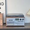 Retro Vinyl Record Player Cd Player Old-Fashioned Tape Player Fmam Radio Desktop Bluetooth Speaker Amazon Export