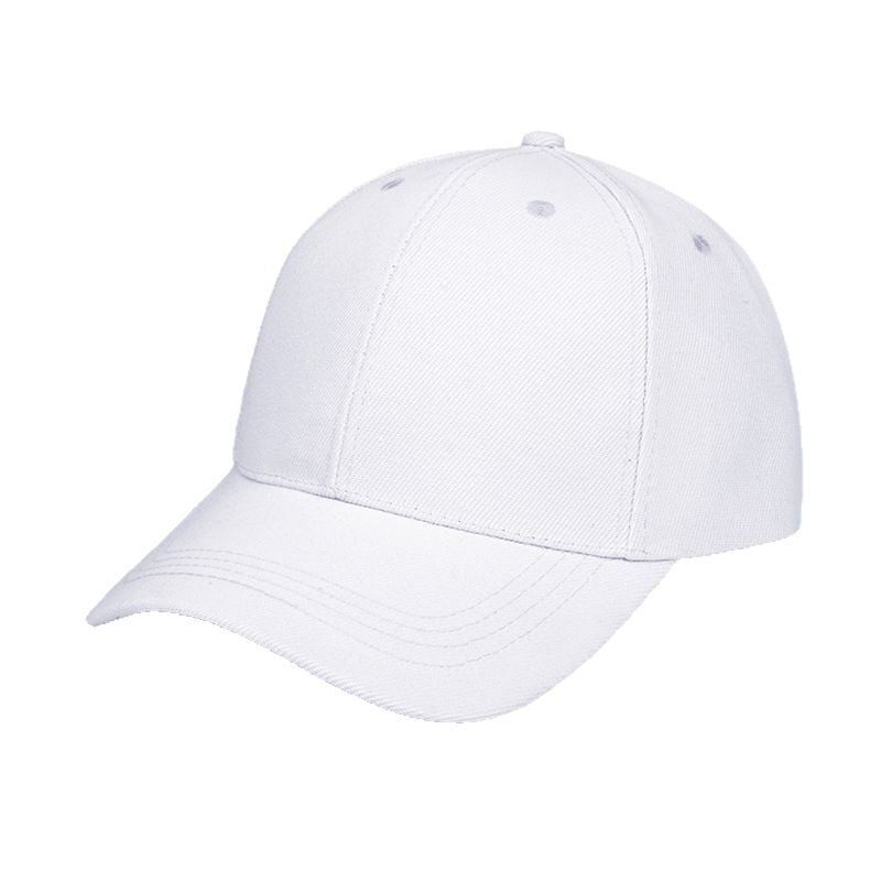 帽子毛青纯色光板鸭舌帽户外活动广告遮阳帽批发多色休闲棒球帽