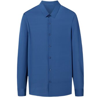 Clearance Sale of High-Quality, Premium Silk Long-Sleeve Shirts for Men, Business Elastic Long-Sleeve Shirts