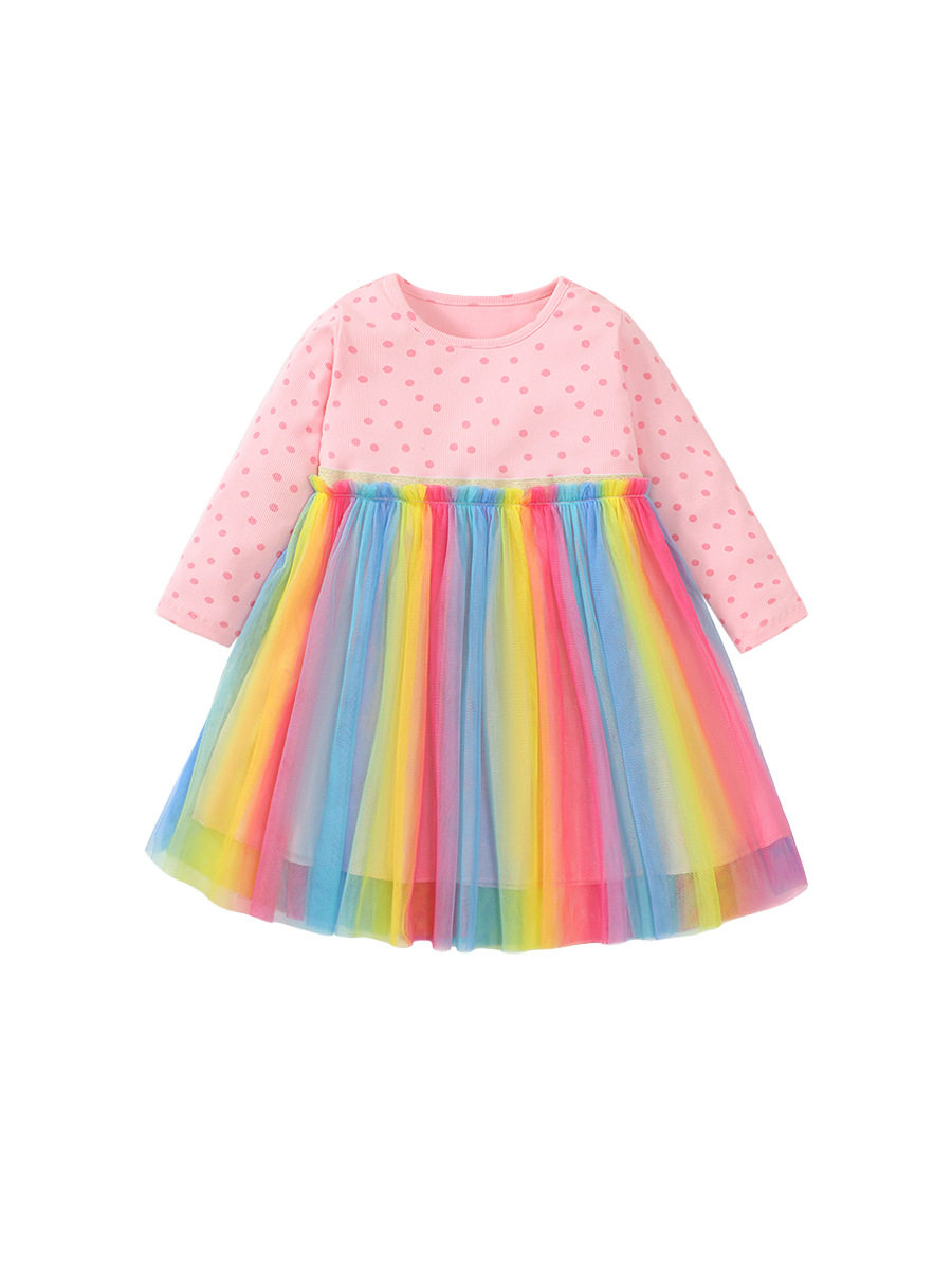 Girls' Tulle Dress, Autumn Long-sleeve Kids' Princess Dress
