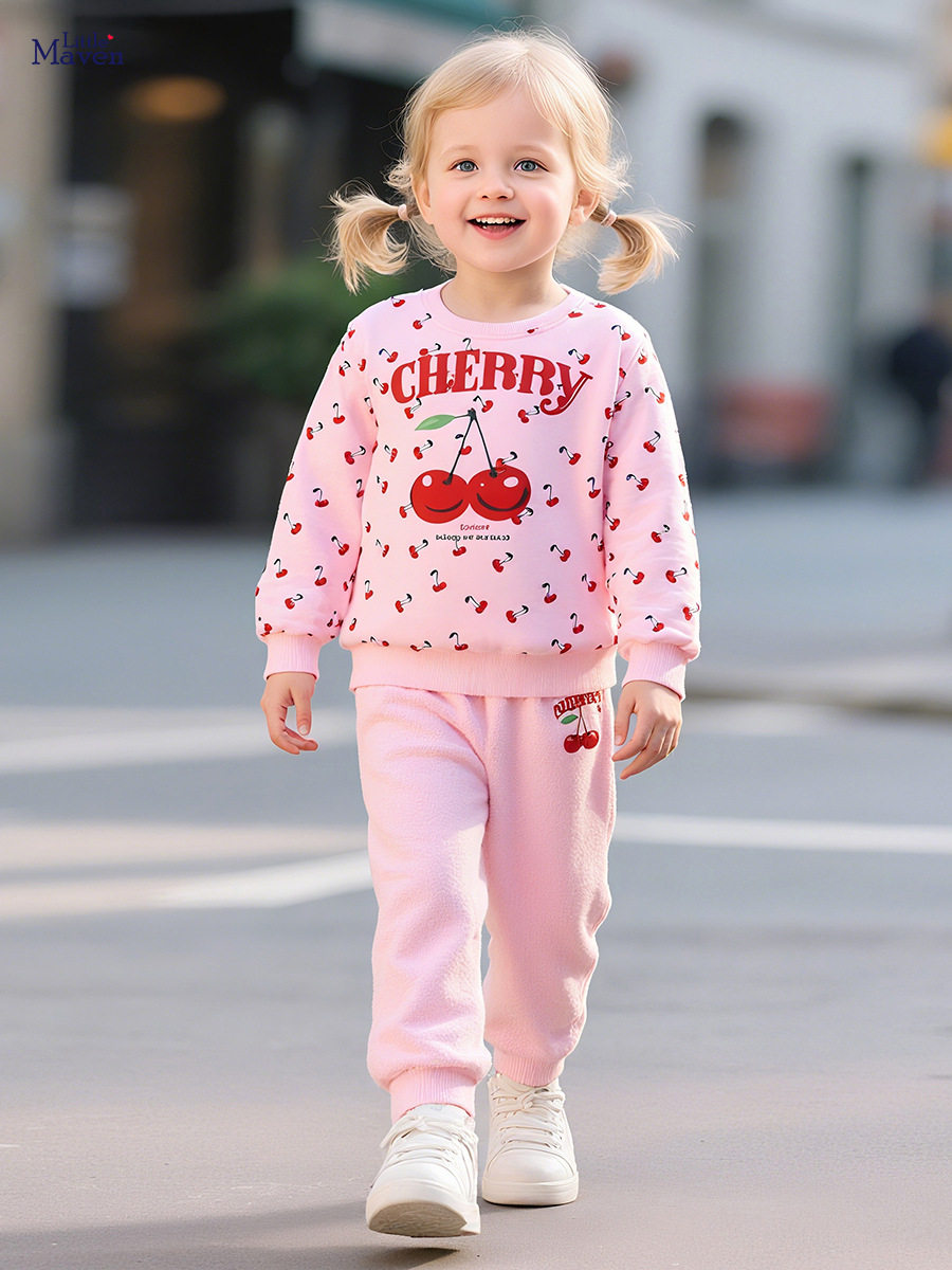 Vente en gros ensemble fille automne, tenue enfant mignonne, tenue bébé automne style