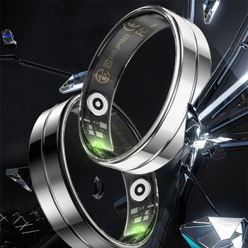R11 Smart Ring Bluetooth Wearable Couple Ring Step Count Sleep Heart Rate Blood Oxygen Pressure Sports Cross-Border