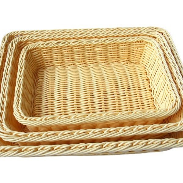 A1673 Bread Basket, Bread Tray, Food Basket, Fruit Basket, Dried Fruit Tray, Rattan Storage Basket, Storage Basket, Fruit and Vegetable Basket