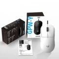 Gpw-y wired white 1000hz-12800dpi with driver
