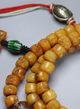 藏传牦牛骨牦牛骨尺寸：9*7mm