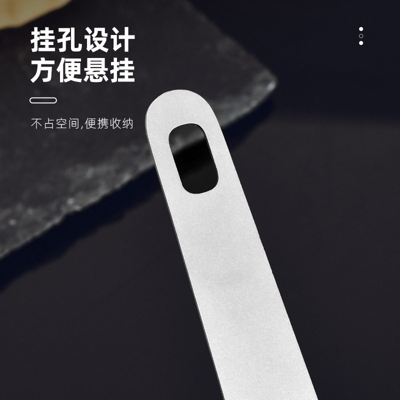 Household Stuffing Spoon Pure Titanium Spoon Package Dumpling Digging Spoon Wonton Dumpling Tool Stuffing Stir Spoon Stuffing Artifact