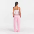 Pink straight pants