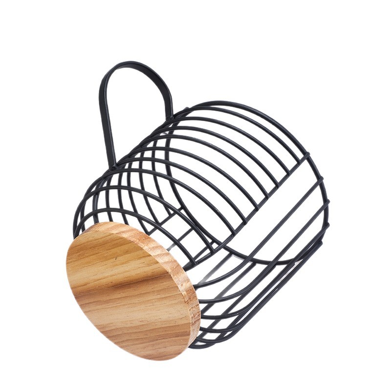 Desktop Coffee Capsule Storage Rack Storage Basket Iron Storage Basket Portable Dormitory Kitchen Fruit Storage Rack