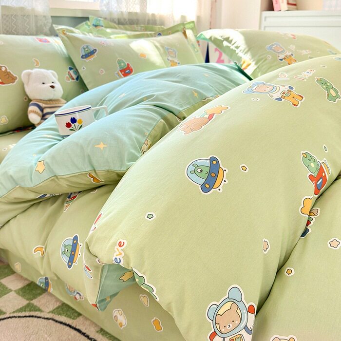 【100%両面ピュアコットン】スペースベア