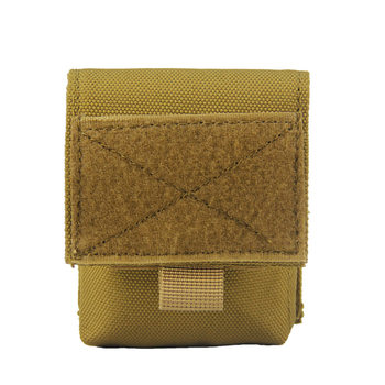 Tactical Cigarette Case Bag Lighter Document Gadget Bag Military Fan Waist Bag Tactical Small Pendant Bag Compact Edc Sub-Bag