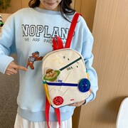 2025 Cartoon Planet Cartoon Backpack New Lightweight Mini School Bag Children's Large Capacity Casual Backpack Student