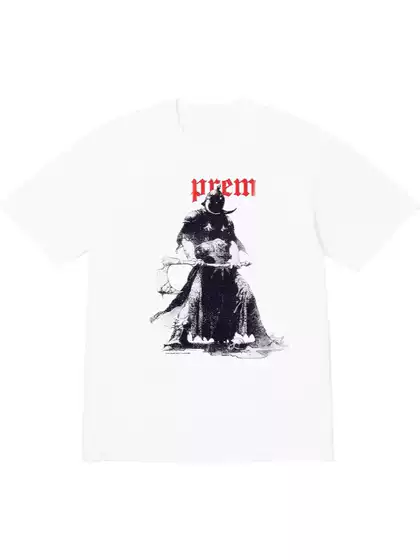 24FW FRANK FRAZETTA DESTRUCTION TEE Destroyer Short-sleeved T-shirt for men and women