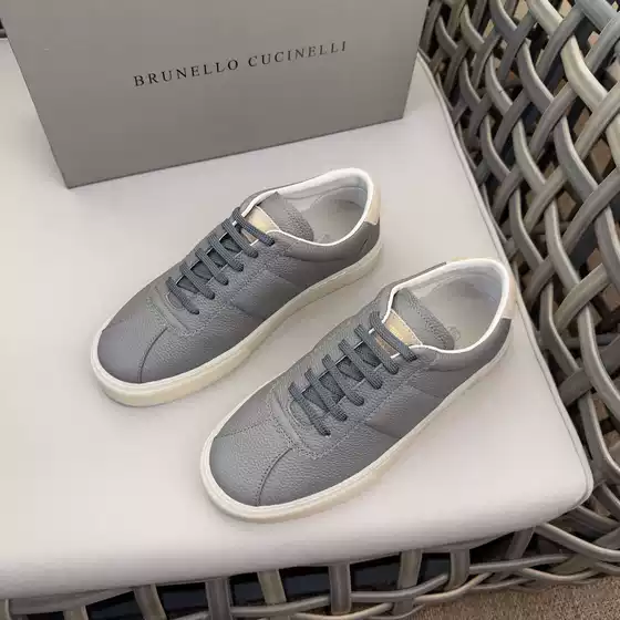 1:1 Original Standard Original Box Bc New Men's Casual Toe-Layer Cowhide Sneakers Low-Top Formal Business Leather Shoes for Men