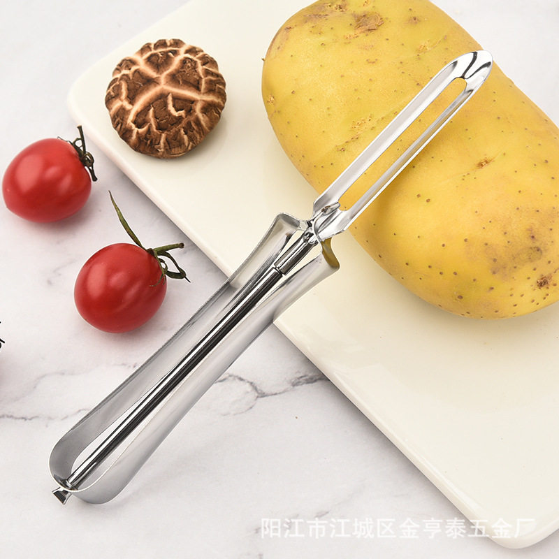 Household Stainless Steel Peeler Kitchen Special Melon Planer Peeler Vegetable and Fruit Peeler Stainless Steel Fruit Peeler