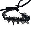 Black collar female neck strap ascetic lace malicious Halloween accessories makeup neck jewelry clavicle chain
