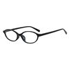 Retro Small Frame Glasses Stylish Women's Anti-Blue Light Simple Glasses Frame Oval Small Frame Glasses Manufacturer Spot Wholesale