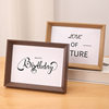 Photo Frame 6inch Photo Frame Display High-End 8inch 10inch Horizontal Frame Large Size Creative Simple Wooden Picture Frame