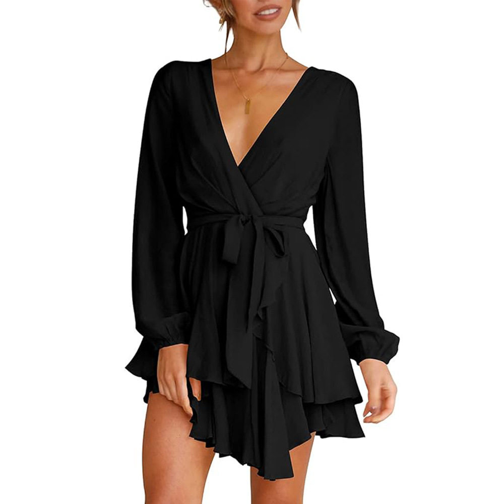 Elegant French Style Womens Dress Fashionable Versatile Short Skirt Spring Summer Collection Wholesale Available