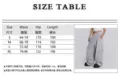 Pants size chart, weight about 0.48kg