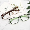 Junbo new TR90 frame myopia glasses frame ultra light memory flat glasses men's business glasses