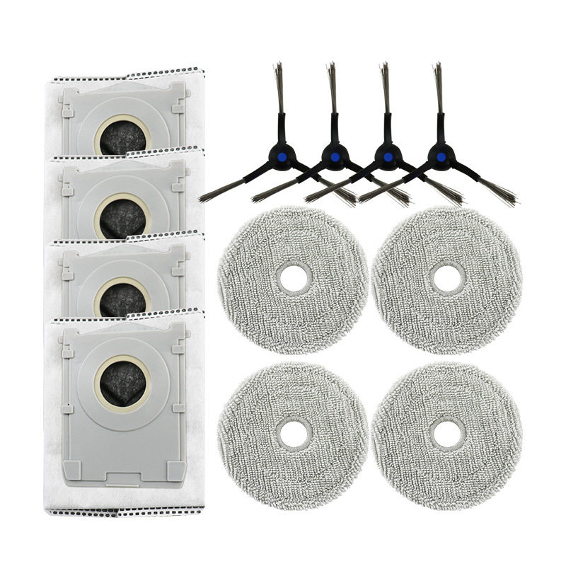 Suitable for Ecovacs Deebot Mini Sweeping Robot Accessories Dust Bag Mopping Rag Side Brush Cleaning Liquid Consumables