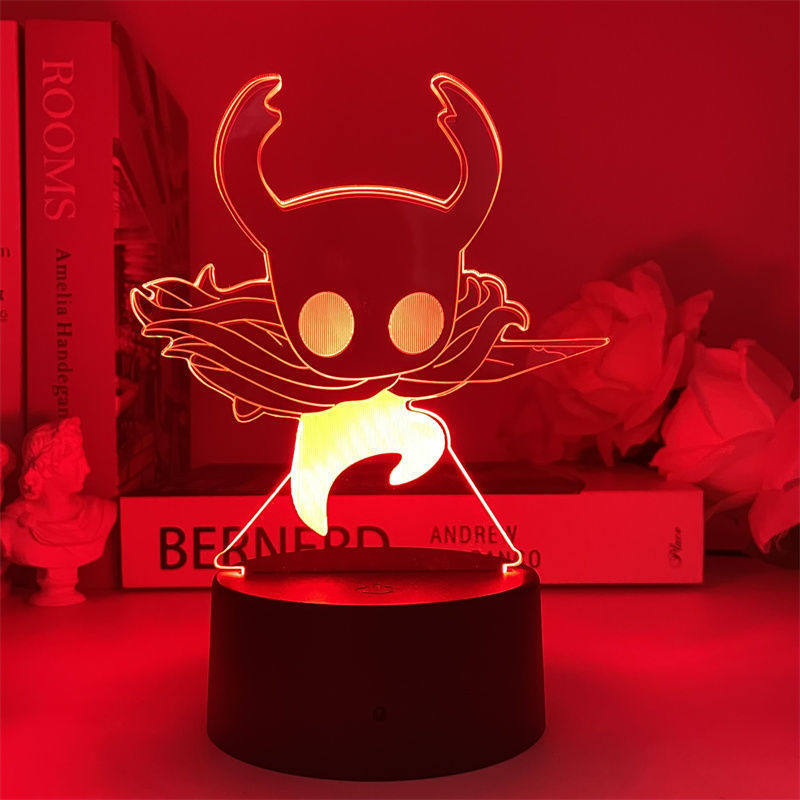 Usb Nightlight Hollow Knight Game Surrounding Boys Birthday Gift Bedroom Bedside Ornaments led Luminous 3D Light
