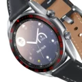 E style (41mm) black circle red characters