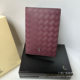 W Baolong Fashion 3.0 Passport Holder Bordeaux Red Original Leather High Quality Real Shot for Cross-Border