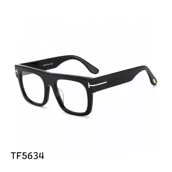 TOM Ford series TF5634 wide side thick frame myopia mirror frame men's and women's retro large frame square frame