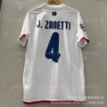 07-08 inter milan centenary red cross away 4#J. zanetti➕Champions league