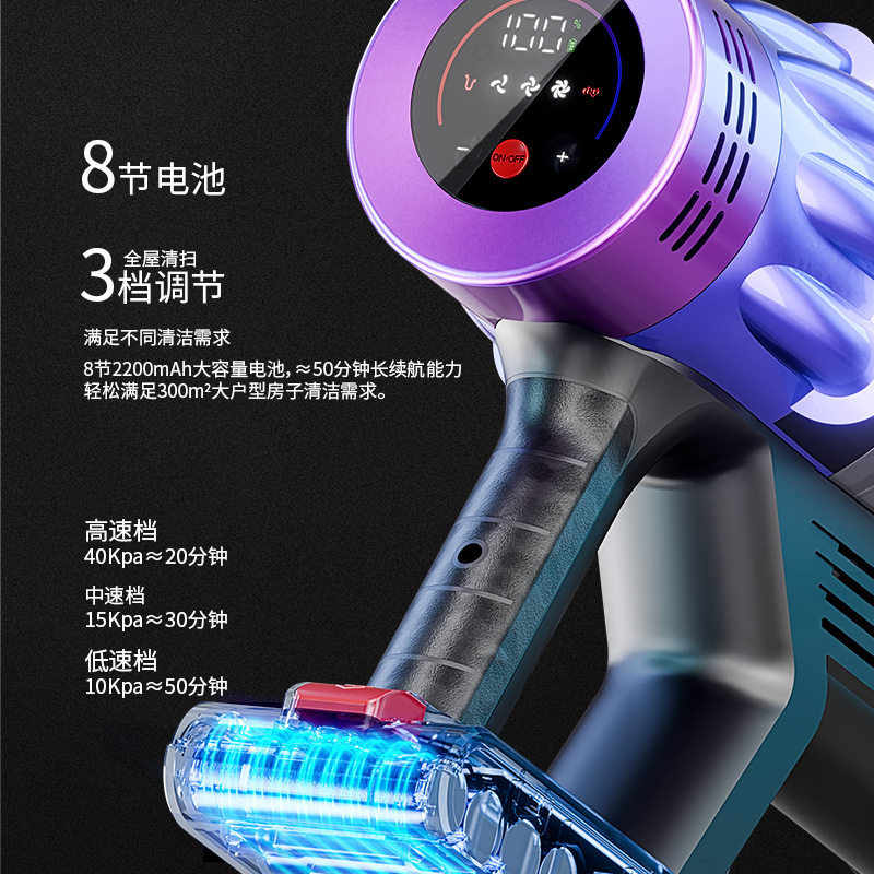 Amazon's Best-Selling Vacuum Cleaner Cordless Household 40000Pa High Suction Power Convenient Handheld Household Vacuum Cleaner